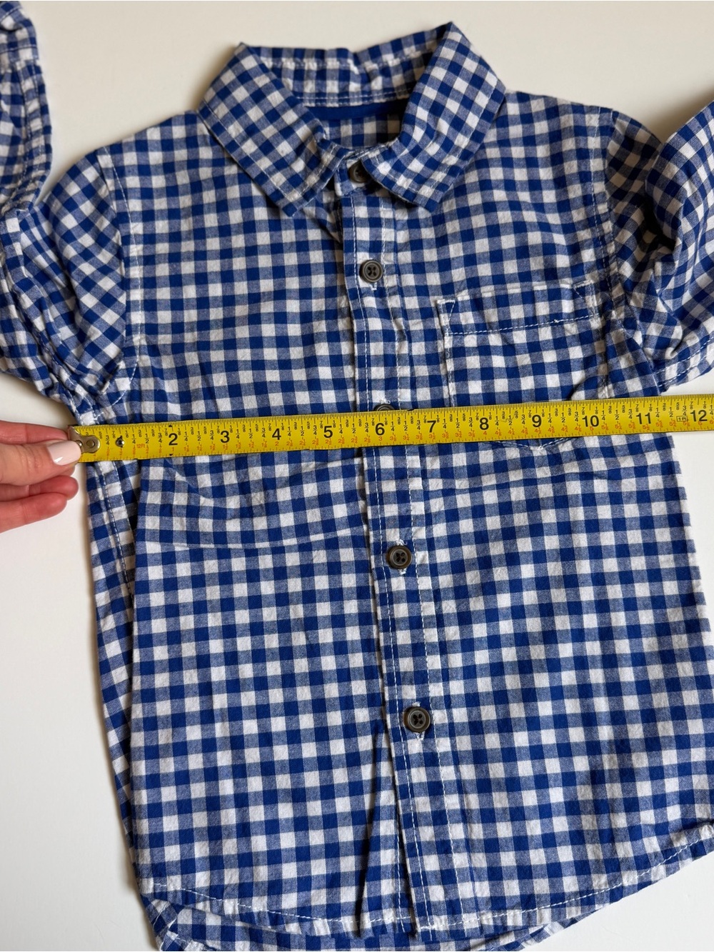 Bundle Cat & Jack and Crewcuts Boys Size 3T Gingham Button Down Shirts - Picture 9 of 15